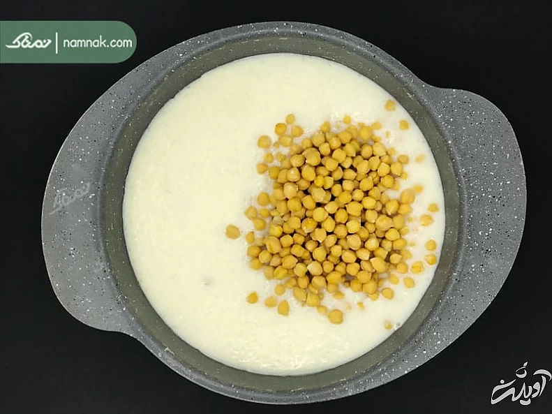 افزودن نخود به آش